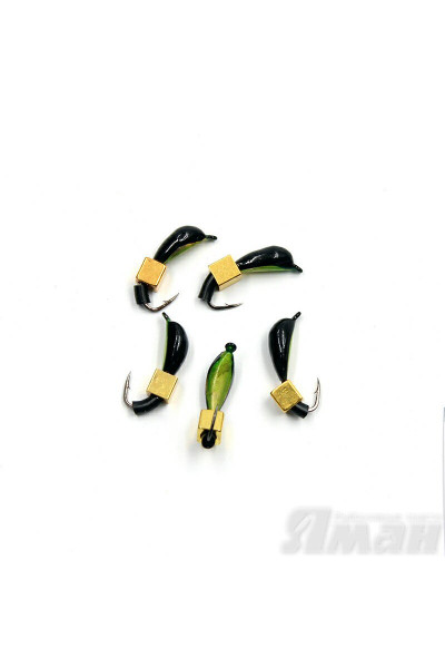 Мормышка вольфрамрам безнасадочная Яман Малек №3, d-3 мм, L-8 мм, 0,60 г (5 шт.) Я-МР1520