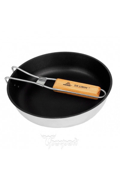 Сковорода антипригарная со складной ручкой Силумин 2,7л d280 (БЛС28торк)