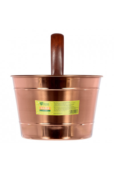 Бадья из меди Банные Штучки 4л 32029 Бадья из меди Банные Штучки 4л 32029