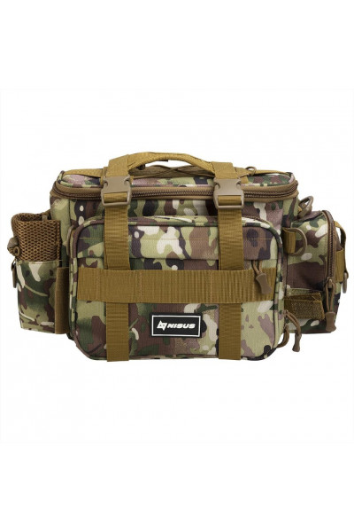 Сумка рыболовная универсальная Nisus КМФ (N-LY-09-KMF) Сумка рыболовная универсальная Nisus КМФ (N-LY-09-KMF)