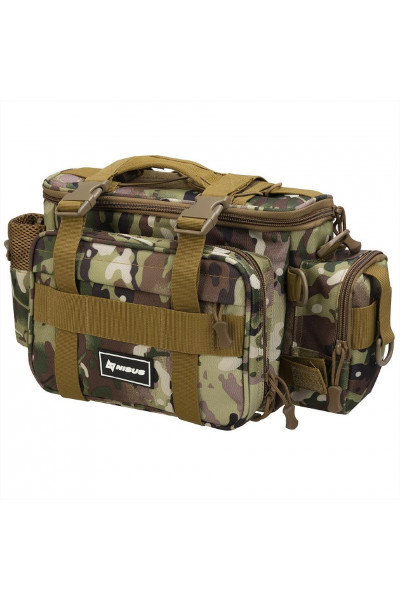 Сумка рыболовная универсальная Nisus КМФ (N-LY-09-KMF) Сумка рыболовная универсальная Nisus КМФ (N-LY-09-KMF)