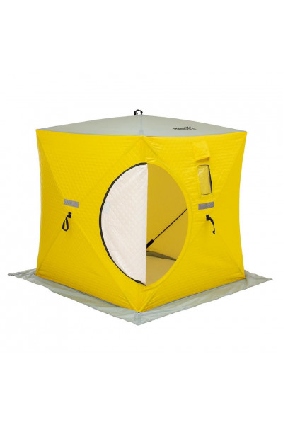 Палатка для зимней рыбалки Helios Куб трехслойная 1,5х1,5 (HS-ISCI-150YG) Палатка для зимней рыбалки Helios Куб трехслойная 1,5х1,5 (HS-ISCI-150YG)