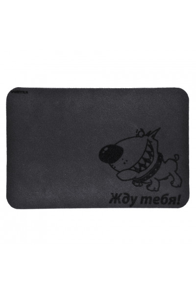 Коврик придверный Vortex Жду тебя 40х60 см 22393 Коврик придверный Vortex Жду тебя 40х60 см 22393