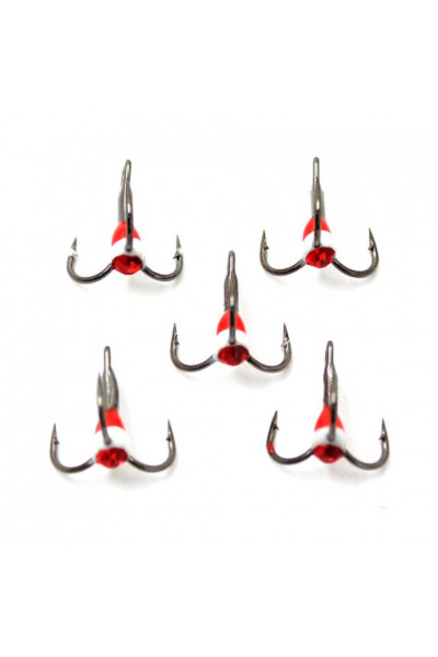 Крючок тройник Namazu светофор № 10 , RW (5 шт.) N-HTL10RW Крючок тройник Namazu светофор № 10 , RW (5 шт.) N-HTL10RW