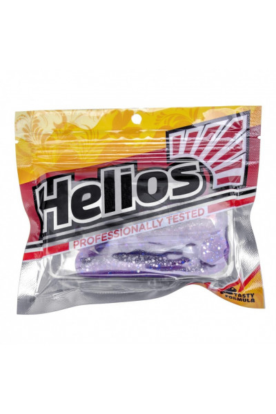 Виброхвост Helios Chebak 3,15/8 см, цвет Silver Sparkles & Fio 7 шт HS-3-036 Виброхвост Helios Chebak 3,15/8 см, цвет Silver Sparkles & Fio 7 шт HS-3-036