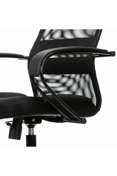 Кресло руководителя Brabix Premium Stalker EX-608 PL сетка/кожзам, черное 532090 Кресло руководителя Brabix Premium Stalker EX-608 PL сетка/кожзам, черное 532090