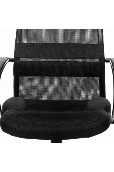 Кресло руководителя Brabix Premium Stalker EX-608 PL сетка/кожзам, черное 532090 Кресло руководителя Brabix Premium Stalker EX-608 PL сетка/кожзам, черное 532090
