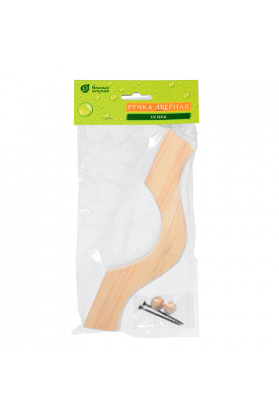 Ручка дверная для бани и сауны Банные Штучки с заглушками 32028 Ручка дверная для бани и сауны Банные Штучки с заглушками 32028