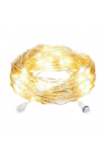 Уличная светодиодная гирлянда (желтый свет) Vegas Сеть 144 LED, 1,2х1,5 м, 24V 55034 Уличная светодиодная гирлянда (желтый свет) Vegas Сеть 144 LED, 1,2х1,5 м, 24V 55034
