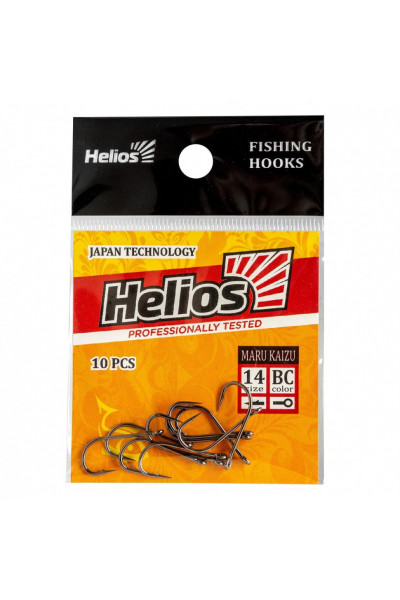 Крючок Helios Maru kaizu №14 цвет BC (10 шт) HS-MK-14 Крючок Helios Maru kaizu №14 цвет BC (10 шт) HS-MK-14