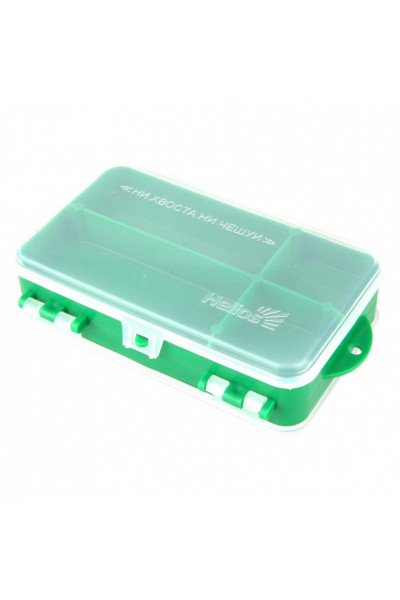 Коробочка для оснастки двухсторонняя Helios green Коробочка для оснастки двухсторонняя Helios green