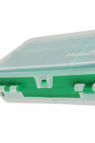 Коробочка для оснастки двухсторонняя Helios green Коробочка для оснастки двухсторонняя Helios green