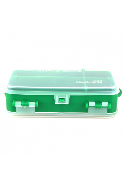 Коробочка для оснастки двухсторонняя Helios green Коробочка для оснастки двухсторонняя Helios green