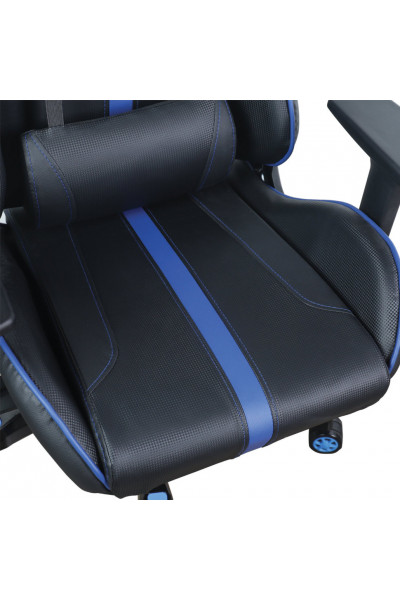 Кресло компьютерное Brabix GT Carbon GM-120 экокожа, черно-синее 531930 Кресло компьютерное Brabix GT Carbon GM-120 экокожа, черно-синее 531930