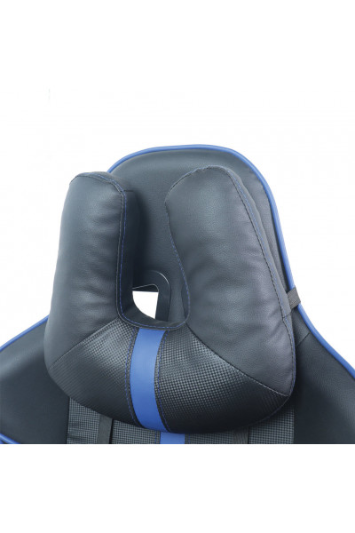 Кресло компьютерное Brabix GT Carbon GM-120 экокожа, черно-синее 531930 Кресло компьютерное Brabix GT Carbon GM-120 экокожа, черно-синее 531930