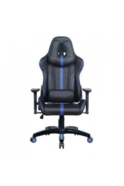 Кресло компьютерное Brabix GT Carbon GM-120 экокожа, черно-синее 531930 Кресло компьютерное Brabix GT Carbon GM-120 экокожа, черно-синее 531930