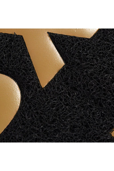 Коврик придверный пористый Vortex с надписью 40х60 см черный 22180 Коврик придверный пористый Vortex с надписью 40х60 см черный 22180