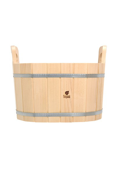 Ушат шайка для бани Банные Штучки овал, липа 20 л 3721 Ушат шайка для бани Банные Штучки овал, липа 20 л 3721