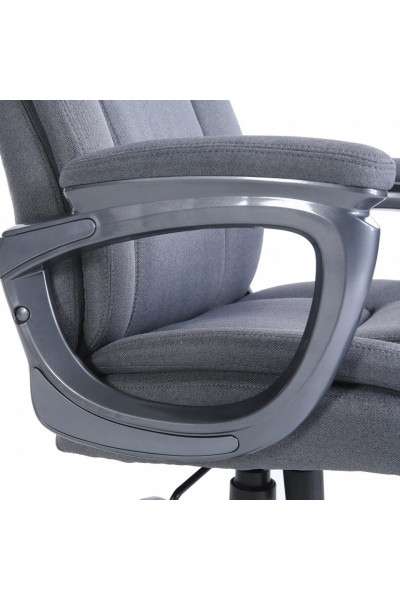 Кресло руководителя Brabix Premium Solid HD-005 до 180 кг, ткань, серое 531823 Кресло руководителя Brabix Premium Solid HD-005 до 180 кг, ткань, серое 531823