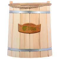 Ведро для бани с крышкой Банные Штучки липа 9 л 3594