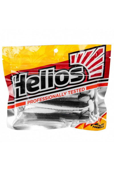 Виброхвост Helios Shaggy 5,12/13 см, цвет Black & White 5 шт HS-18-023 Виброхвост Helios Shaggy 5,12/13 см, цвет Black & White 5 шт HS-18-023