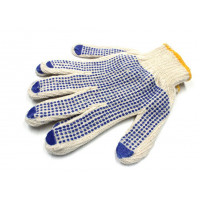 Перчатки х/б с напылением ПВХ (2шт) 58 гр