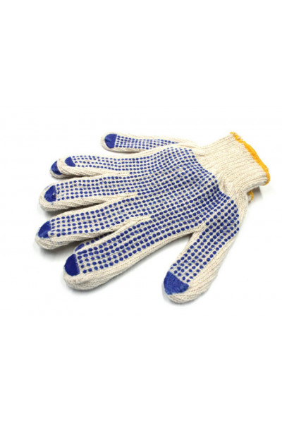 Перчатки х/б с напылением ПВХ (2шт) 58 гр