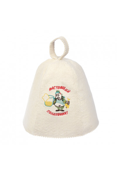 Шапка для бани Банные Штучки Настоящий полковник 41068 Шапка для бани Банные Штучки Настоящий полковник 41068