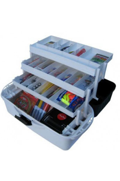 Ящик рыболовный трехполочный Helios зеленый