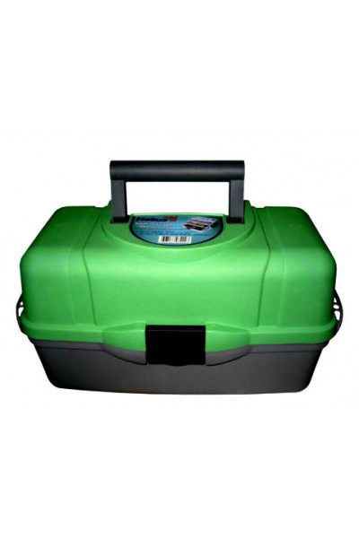 Ящик рыболовный трехполочный Helios зеленый