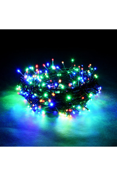 Светодиодная гирлянда для дома (мультиколор) Vegas Нить 100 LED, 10 м, 220V 55061 Светодиодная гирлянда для дома (мультиколор) Vegas Нить 100 LED, 10 м, 220V 55061