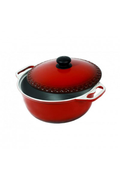 Кастрюля с крышкой Силумин Эмаль Азиатка 3л (ЭКА03) Кастрюля с крышкой Силумин Эмаль Азиатка 3л (ЭКА03)