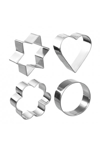 Формочки для печенья Marmiton Классика нержавеющая сталь 4 шт 17060 Формочки для печенья Marmiton Классика нержавеющая сталь 4 шт 17060