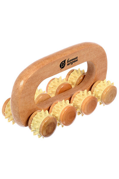 Массажёр деревянный универсальный Банные Штучки Вездеход 40054