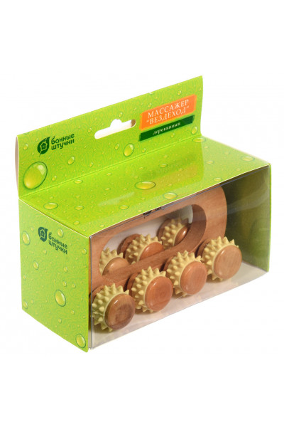 Массажёр деревянный универсальный Банные Штучки Вездеход 40054 Массажёр деревянный универсальный Банные Штучки Вездеход 40054