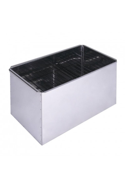 Коптильня двухъярусная с поддоном Универсал (сталь 0,8 мм) Коптильня двухъярусная с поддоном Универсал (сталь 0,8 мм)