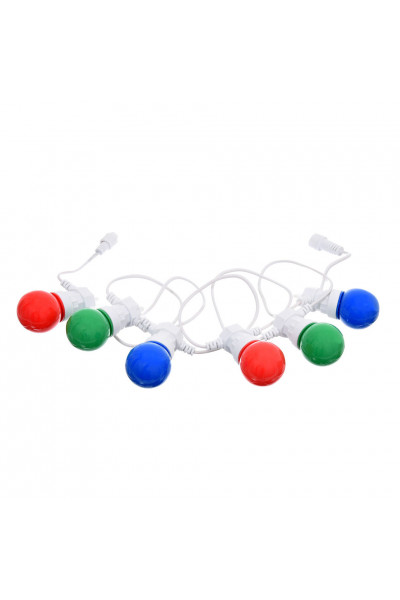 Уличная светодиодная гирлянда (мультиколор) Vegas Лампы 48 LED 2,4 м, 24V 55040 Уличная светодиодная гирлянда (мультиколор) Vegas Лампы 48 LED 2,4 м, 24V 55040