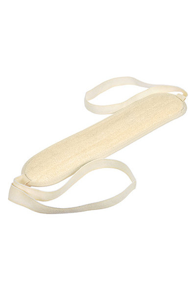 Мочалка из люфы Банные Штучки лента с ручками овальная 40056