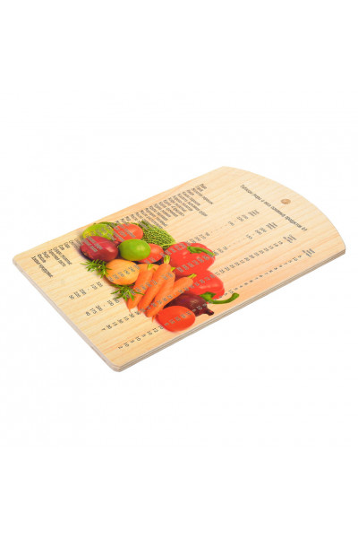 Доска разделочная Marmiton Урожай деревянная 29х18,5 см 17039 Доска разделочная Marmiton Урожай деревянная 29х18,5 см 17039