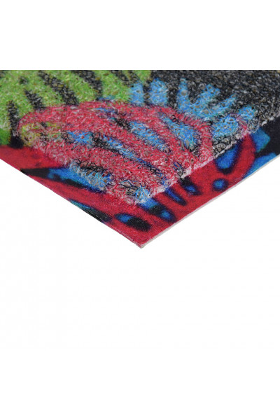 Коврик придверный пористый Vortex Папоротник 40х60 см 24252 Коврик придверный пористый Vortex Папоротник 40х60 см 24252