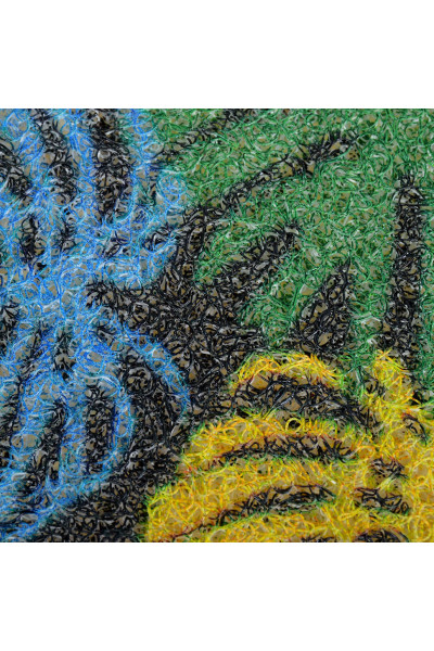 Коврик придверный пористый Vortex Папоротник 40х60 см 24252 Коврик придверный пористый Vortex Папоротник 40х60 см 24252