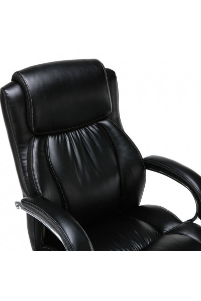 Кресло руководителя Brabix Premium Status HD-003 до 250 кг, кожа, черное 531821 Кресло руководителя Brabix Premium Status HD-003 до 250 кг, кожа, черное 531821