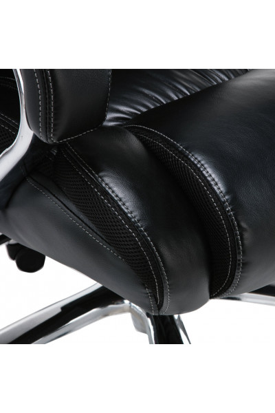 Кресло руководителя Brabix Premium Status HD-003 до 250 кг, кожа, черное 531821 Кресло руководителя Brabix Premium Status HD-003 до 250 кг, кожа, черное 531821