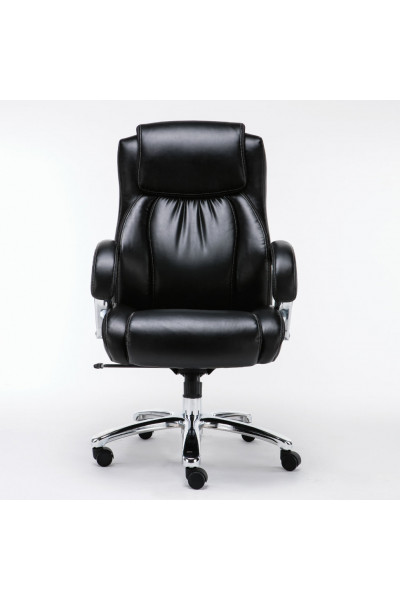 Кресло руководителя Brabix Premium Status HD-003 до 250 кг, кожа, черное 531821 Кресло руководителя Brabix Premium Status HD-003 до 250 кг, кожа, черное 531821