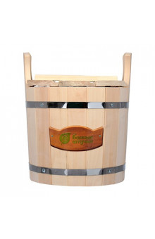 Запарник Банные Штучки С легким паром, с крышкой, липа 9 л 31134
