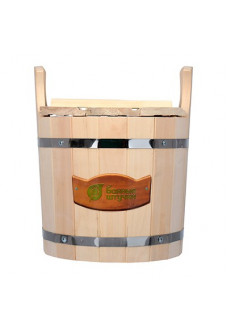 Запарник Банные Штучки С легким паром, с крышкой, липа 9 л 31134