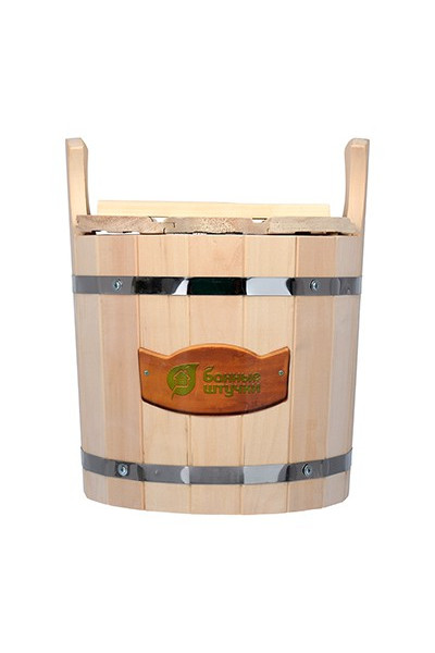 Запарник Банные Штучки С легким паром, с крышкой, липа 9 л 31134