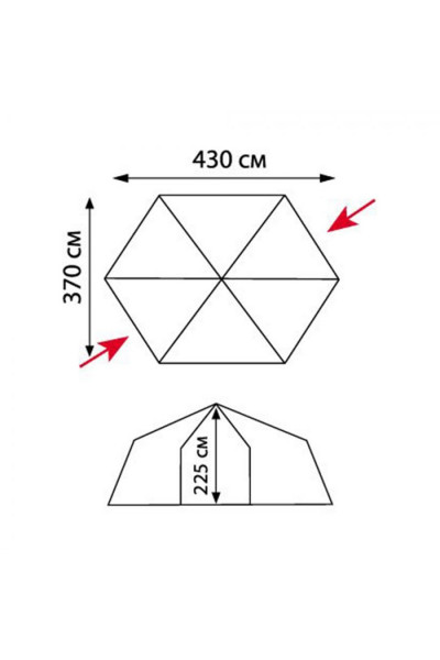 Тент-шатер Tramp Lite Mosquito green TLT-033.04 Тент-шатер Tramp Lite Mosquito green TLT-033.04