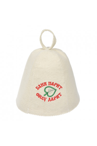 Шапка для бани Банные Штучки Баня парит силу дарит 41060