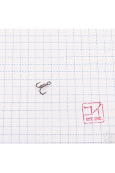 Крючок Koi Slender Round Treble № 20 , BN, тройник (5 шт.) KH3236-20BN